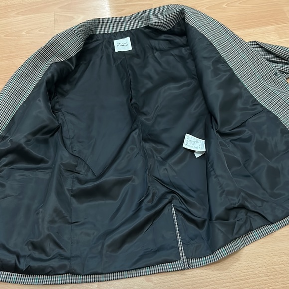 STUDIO TOMBOY HOUNDSTOOTH BLAZER - Picture 8 of 10